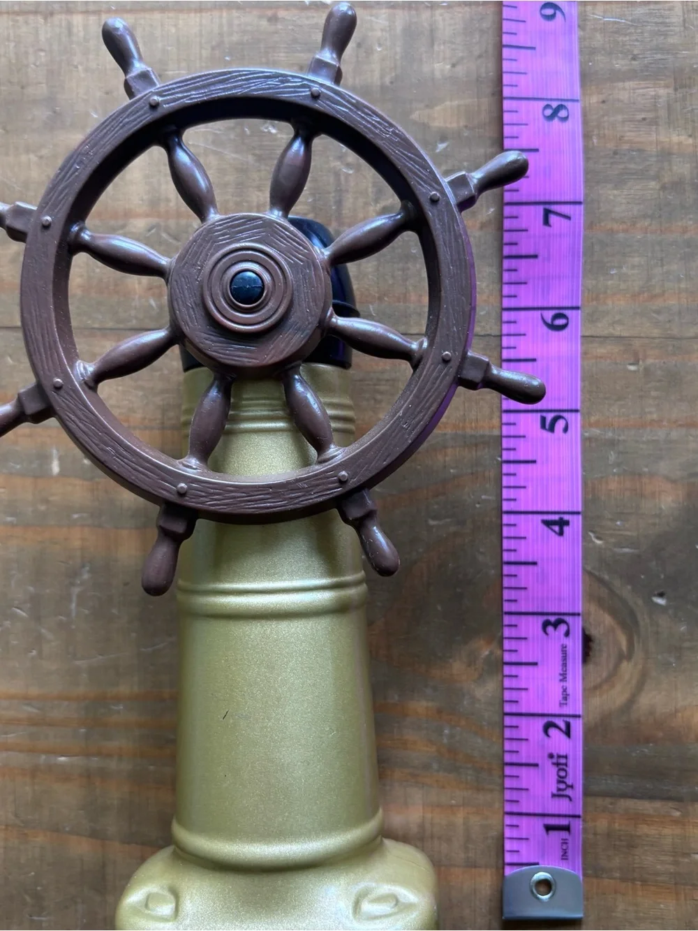 Vintage Old Spice Ship's Wheel Avon Aftershave Decanter-Full-6 oz